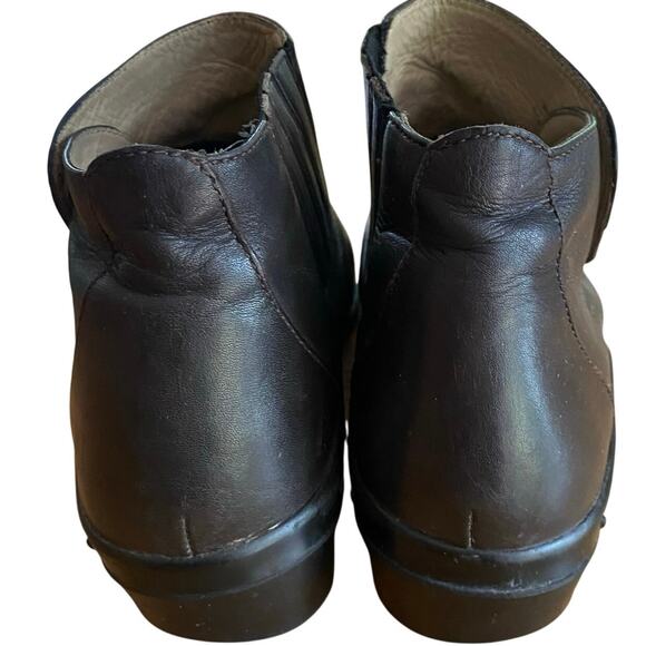 Ariat "3 Snap Spat" Women's Dk Brown Leather Chelsea Ankle Bootie/Boot, Size 8 - Picture 8 of 15